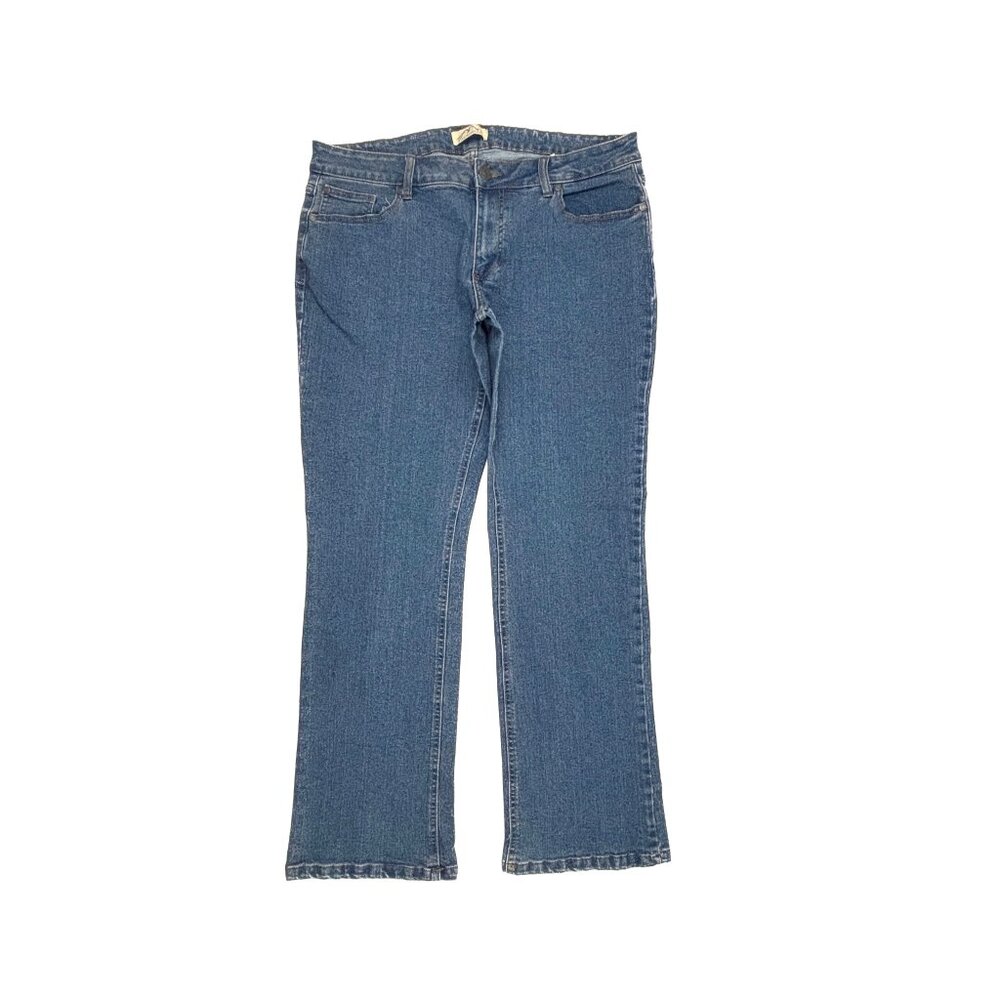 Blue Mountain Bootcut Women's size 16 Dark Wash Blue‎ Denim Jeans